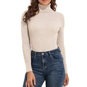 Primark Milky Beige Turtleneck - XS